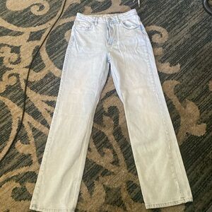 Forever 21 straight leg light wash jeans